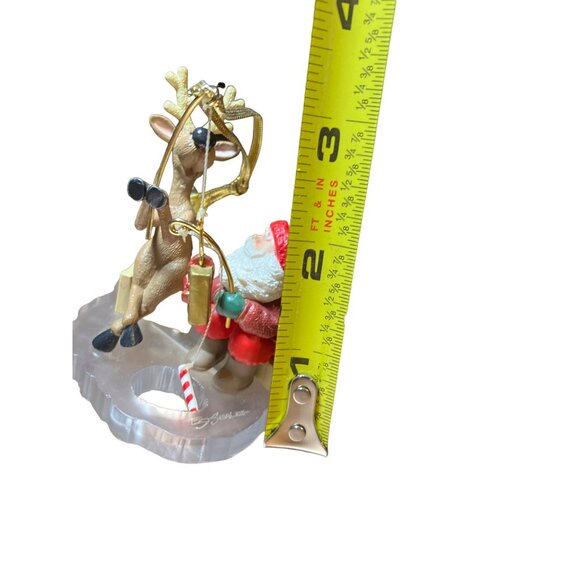 Hallmark Keepsake Ornament “Fishing for Santa” Collector's Club Exclusive 1995 - Picture 8 of 11